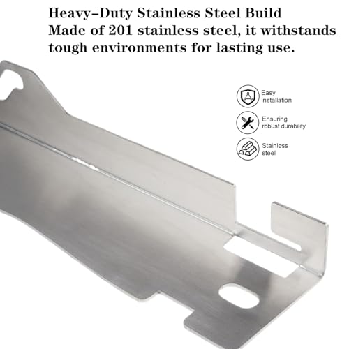 Image of Military-Grade Stainless Steel Wheel Alignment Tool with Anti-Slip Slots, Toe Alignment Plate for Jeep /Truck /SUV /UTV,Solo Operation & Wall Storage Included
