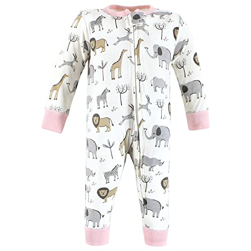 Image of Hudson Baby Baby Cotton Union Suit, 3 Pack
