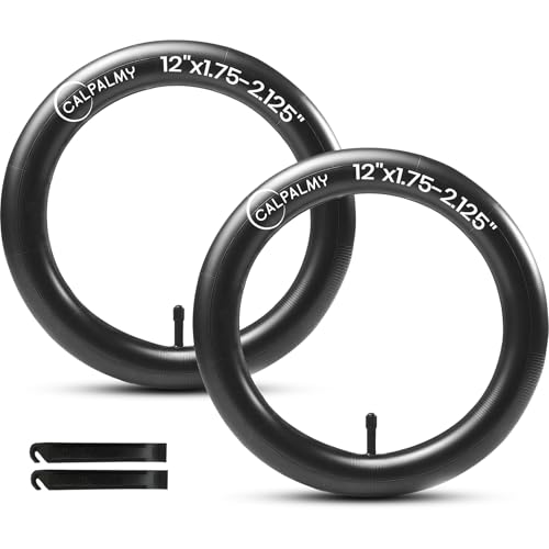 CALPALMY (2 Pack) 12" x 1.75/1.95/2.125" Kids Bike Replacement Inner