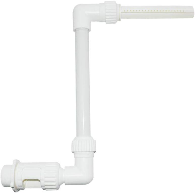 Waterfall Pool Fountain Spray,Pool Spa Fountain with Adjustable Spray Height and Direction to 5m/14ft,Fits Most 1-1.5" In-Ground & Above-Ground Threaded Return Jet