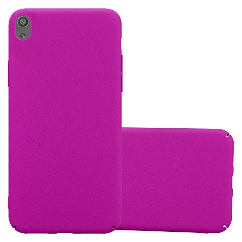 cadorabo Coque pour Sony Xperia XA en Frosty Rose Vif - Housse Protection Rigide en Plastique Dur avec Anti-Choc et Anti-Rayures - Ultra Slim Fin Hard Case...