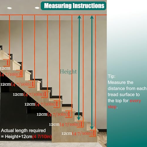 Balaustres de escalera de hierro para escaleras modernas de diseño 6