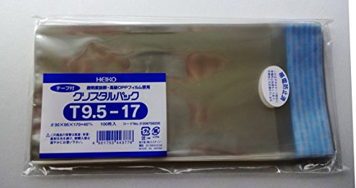 Amazon.co.jp: シモジマ ヘイコー 透明 OPP袋 クリスタルパック テープ