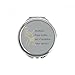 Meditation Brings Wise Blessing Quote Hand Compact Mirror Round Portable Pocket Glass