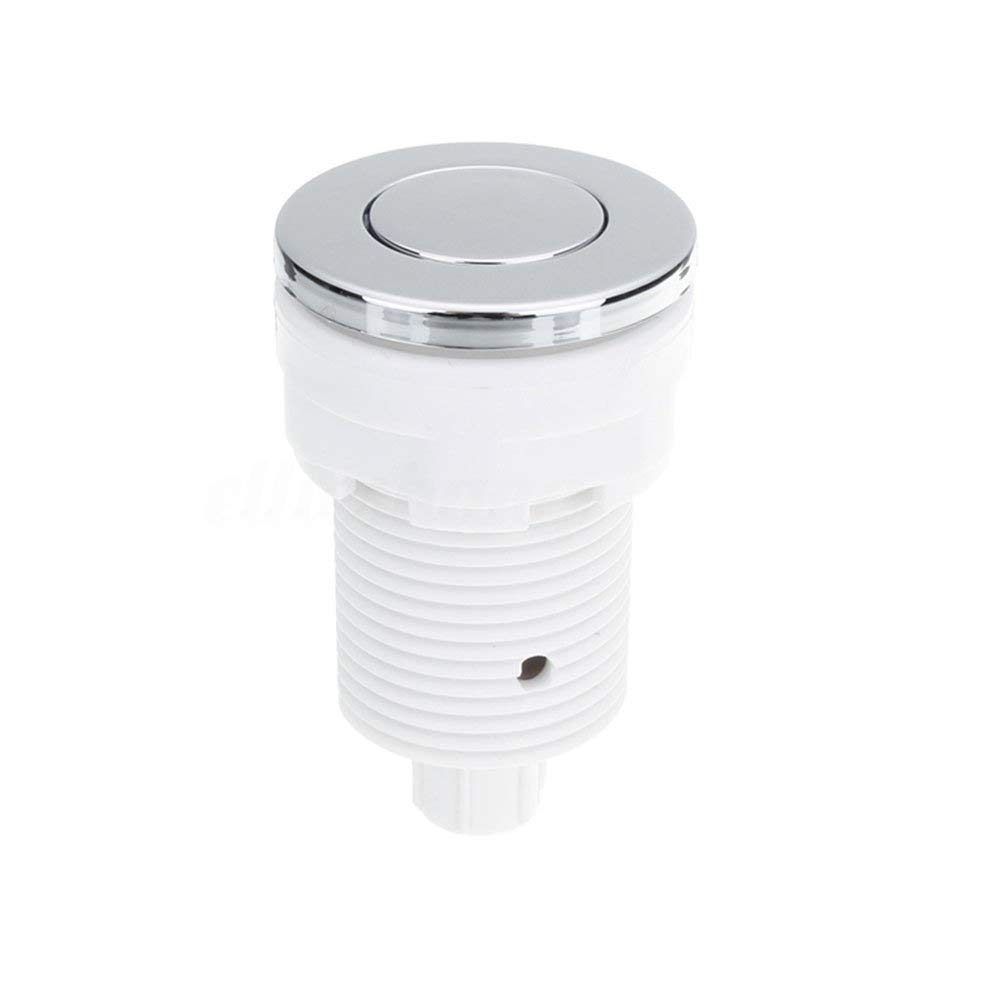 BlueWave Air Switch(Chromed) / Push Button Air Button Switch Pneumatic Multipurpose Home Bathtub Spa On Off(28mmWhite)-image-35