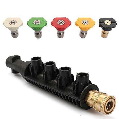 Ajcoflt Qualidade Fina De Metal Jato de Água Pulverizador Lança Wand Bico Lavadora de Pressão Do Car