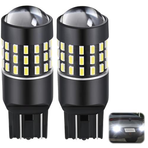 Lueden T20 LED Bulb 7443 W21W Light Bulbs Super Bright 78SMD 3014 Chipsets 12V 24V Replacement Bulb for Car Auto Backup Reverse Light Brake DRL Daytime Parking Tail Turn Signal Lights, 6500K White