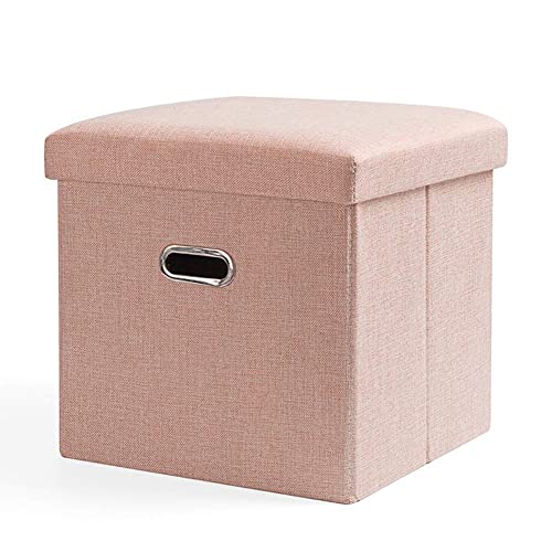 Pouf de rangement pliable de 38cm comme table basse et repose-pieds - 2