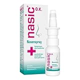nasic O.K. Nasenspray mit dem Wirkplus | Abschwellendes Schnupfenspray ohne Konservierungsstoffe...