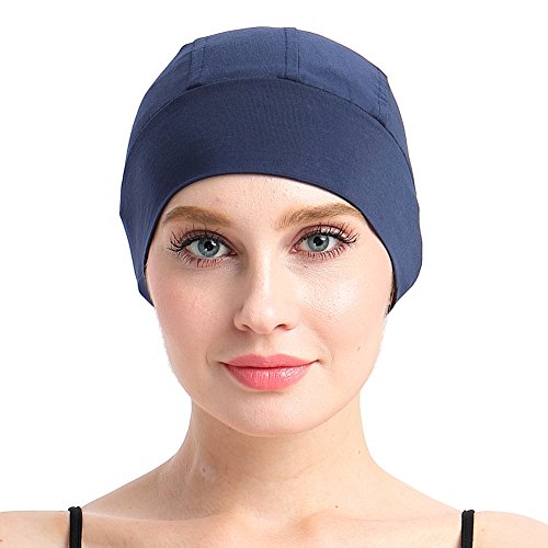 FocusCare Gorro de dormir para pérdida de cabello, cubierta de cabeza para mujeres de quimioterapia, Beige claro, Talla única