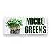 MICRO GREENS Vinyl Banner (Size Options) Small - 24x60