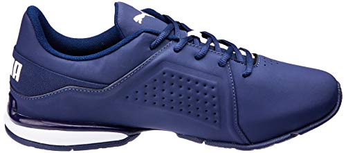 Tênis Viz Runner Bdp, Puma, Masculino, Marinho/Branco, 39