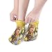 VstaDank Cute Capybara Ankle Socks 5 Pairs Fashion Invisible Low Cut Sock for Adult Casual Short Sock Soft Cozy No Show Socks