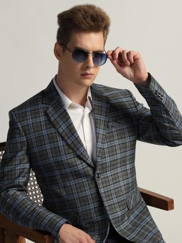 Image of TAHVO Tweed Blazer for Men - Formal & Casual Winter Wear Blazer
