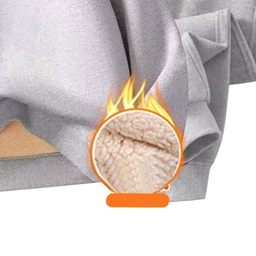 Boys Girls Fleece Sweatsuits Fall Winter Tracksuit 2 Piece Outfit Trendy Thicken Warm Pullover Joggers Activewear Set4