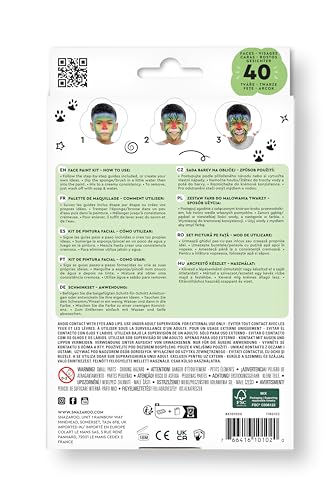 Snazaroo Face Paint Palette Kit, Rainbow