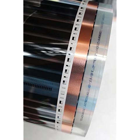 Underfloor Heating Film Foil Mat 100m² Far Infrared hot Panel Laminate Wood Tiles Vinyl Floor 180W/m² Boat Caravan motohome Electric Heater Cover