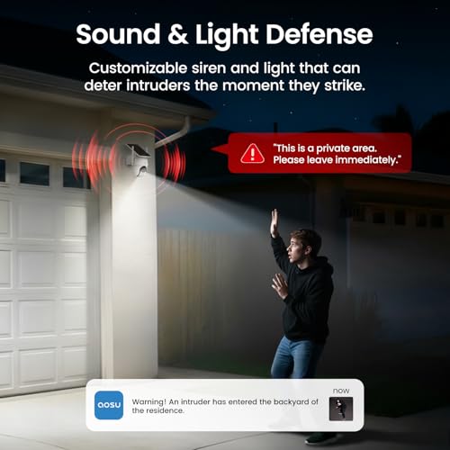 aosu D1 Classic 2-Cam Kit, Security Cameras Wireless Outdoor, Solar Powered - image 6