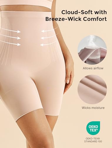 Momcozy Shapewear for Women, High Waisted Tummy Control Shorts, Faja Body Shaper, Underwear for Postpartum & Daily Dress2