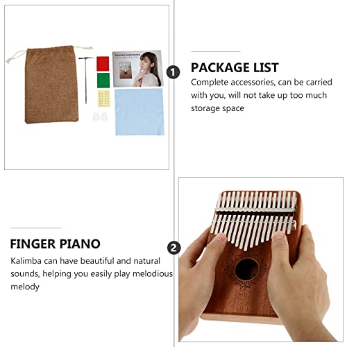 BIENKA Pouce Piano Portable Kalimba Simple Instrument de Musique Débutant Kalimba Piano - Les Beatles, Paul McCartney, John Lennon, RIngo Starr, George Harrison BIENKA Pouce Piano Portable Kalimba Simple Instrument de Musique Débutant Kalimba Piano – Image 3