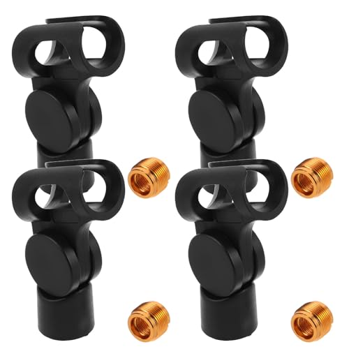 lurrose �}�C�N�N���b�v �����A�_�v�^�[�t�� �X�^���h�p�}�C�N�z���_�[ �C���^�r���[ �|�b�h�L���X�g���� ���@��Ή� 4�Z�b�g