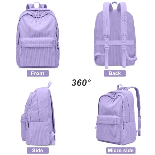 Image of ZUBOND Girls Backpack, Lightweight School Bookbag for Teens, College Students Women & Men, Cute Large Laptop Backpack Fits 15.6 Inch Notebook