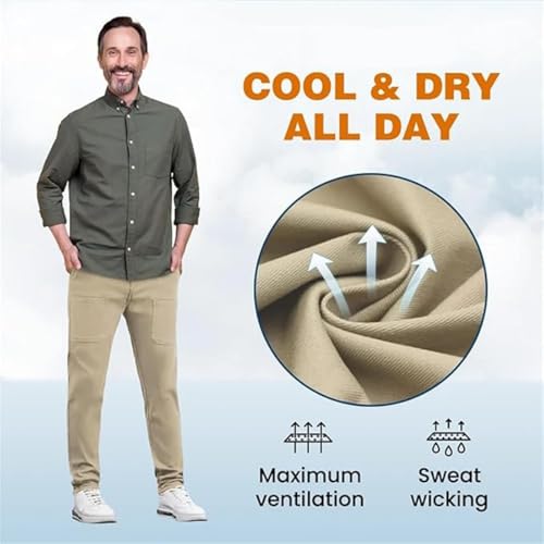 Delicioush Cargo Pants, High Stretch Multi-Pocket Durable Breathable Waterproof Cargo Pants2