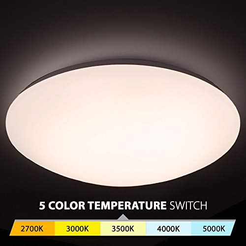 Wac Lighting, Glo 16In Led Energy Star Flush Mount 5-Cct Selectable 2700K-3000K-3500K-4000K-5000K In White #TOP2
