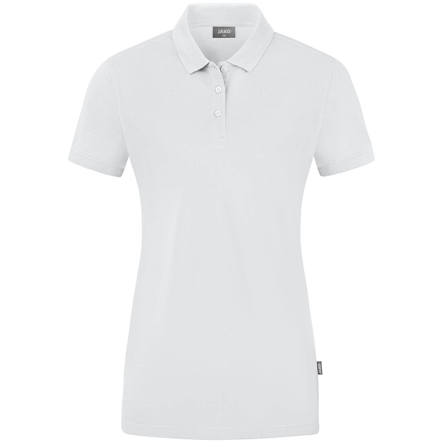 JAKO Doubletex Polo Damen Weiß, Größe 38