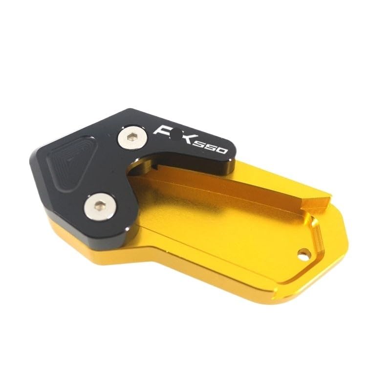 Support pad béquille AK550 2017-2023 en alu CNC plaque d'extension latérale haute résistance
