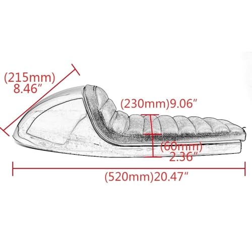 Selle de moto rétro Scrambler idéale pour les balades vintage - 6