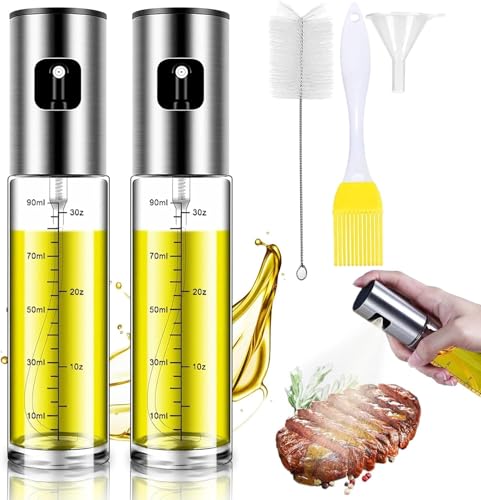 BETA NOBLEVerstärkteÖlsprüher zum Kochen Öl Sprühflasche Ölspray zum Kochen Olivenölsprüher für Salat Grillen Backen in der Küche (2 Stück)