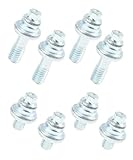 bylikeho 4 Pairs 3/8' Side Post Battery Terminal Bolt,Car Accessories Battery Side Post Extender Stud,2 Different Lengths Battery Binding Post Extender Stud Kit,Suitable for Cars,Vehicles,etc