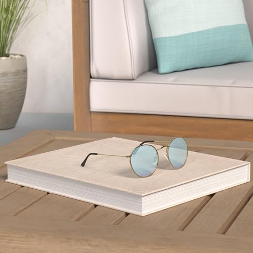 Image of Small Round Polarized Sunglasses Retro Men Women Mirrored Lens Metal Frame Circle Sun Glasses Shades