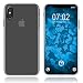 Produktbild PhoneNatic Case kompatibel mit Apple iPhone XS Max - Clear Silikon Hülle transparent Cover