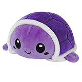 🐢【STOFF】—Das reversible Schildkröten-Plüschtier besteht aus strapazierfähigem Plüschmaterial und ist mit hochwertigem PP-Baumwollmaterial gefüllt. Das Produkt ist sicher und ungiftig, es ist nicht einfach, Haare zu entfernen, die Farbe ist voll und das Gefühl ist angenehm.