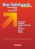Das Tafelwerk interaktiv - Formelsammlung für die Sekundarstufe I - Allgemeine Ausgabe: Schulbuch - Matthias Felsch, Hubert König, Willi Wörstenfeld, Wolfgang Kricke, Karlheinz Martin, Rüdiger Erbrecht, Wolfgang Pfeil, Rolf Winter 