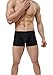 Gudan Mens Silky Underwear Sexy Seamless Boxer Briefs
