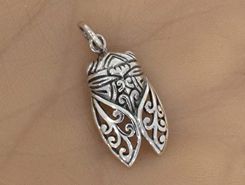 Pendentif cigale argent 925 anti allergie bijou durable