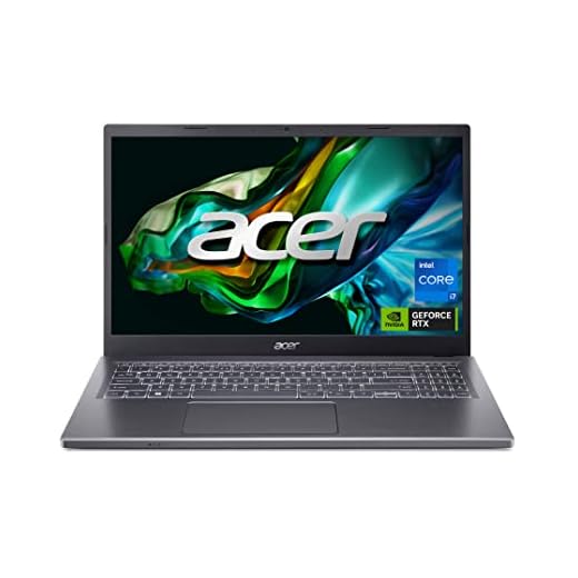 Acer Aspire 5 Slim Laptop | 15.6" FHD (1920 x 1080) IPS | Intel Core i7-1355U | NVIDIA GeForce RTX 2050 | 16GB DDR4 | 1TB Gen 4 SSD | Wi-Fi 6E | USB4/Thunderbolt 4 | Backlit KB | A515-58GM-76KW, Gray
