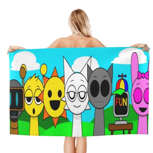 �X�v�����L�[ Sprunki (19) �o�X�^�I�� �}�C�N���t�@�C�o�[ �ӂ�ӂ� ������� �ϋv�� �M�t�g �j�����p 80×130cm