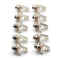 Experience Seamless Connectivity: Mates with standard 1/4" plugs, ensuring a perfect fit. Excellent Audio Quality: Enjoy enhanced durability and superior sound with nickel-plated contacts for better signal transfer. Effortless Installation: Each jack...