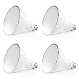 Sunco Lighting 4 Pack PAR38 LED Bulb 13W=100W, 4000K Cool White, 1050 LM, Dimmable Flood Light, Indoor/Outdoor, Accent, Highlight - UL & Energy Star Listed
