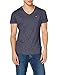 Produktbild Tommy Jeans Herren TJM Slim Jaspe V Neck T-Shirt, Marineblau (Twilight Navy), M