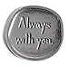 Crosby & Taylor Angel Always with You Handmade American Pewter Inspirational Sentiment Coin