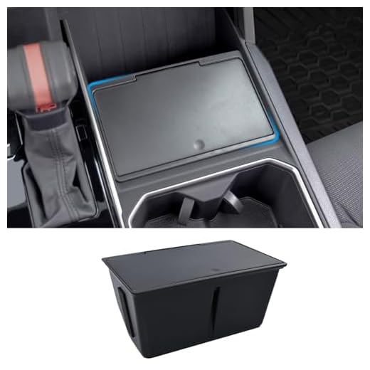 Center Console Hidden Organizer Compatible with 2022 2023 2024 2025 2026 Toyota Tundra and 2026 Toyota Sequoia Accessories OEM Secret Compartment Storage Box Press Open(Fit SR/SR5/Limited/TRD Pro)