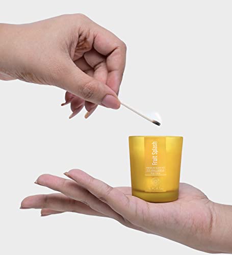 Image of EKAM Fruit Splash Votive Soy Wax Scented Candle, 40 Grams, 10 Hours Burn Time| Long Lasting Premium Candles | Ideal for Home Decor | Gifting & Aromatherapy (Pack of 9)