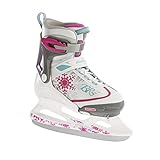 Rollerblade Bladerunner Ice Micro Ice Girls, Junior, Adjustable, White and Pink, Ice Skates