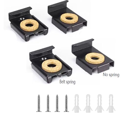 Clipes de espelho, grampo de espelho de mola braçadeira de vidro sem moldura - suporte/clipe de espe