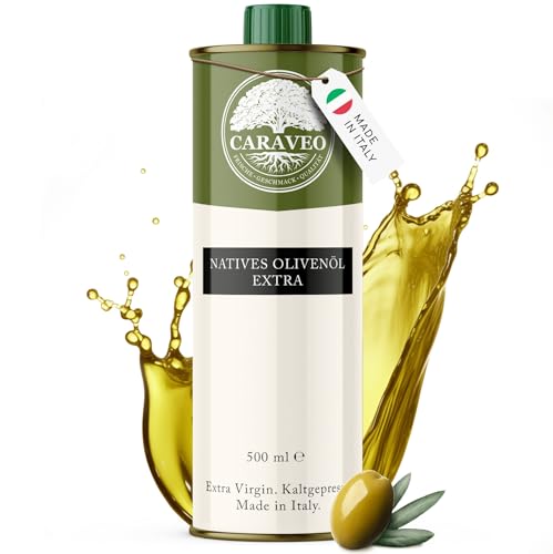 Italienisches Olivenöl Nativ Extra – Kaltgepresst & Vergine, 100 % Pures Olivenöl aus Italien...